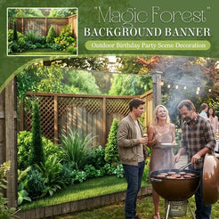 Enchanted Butterfly Garden Backdrop