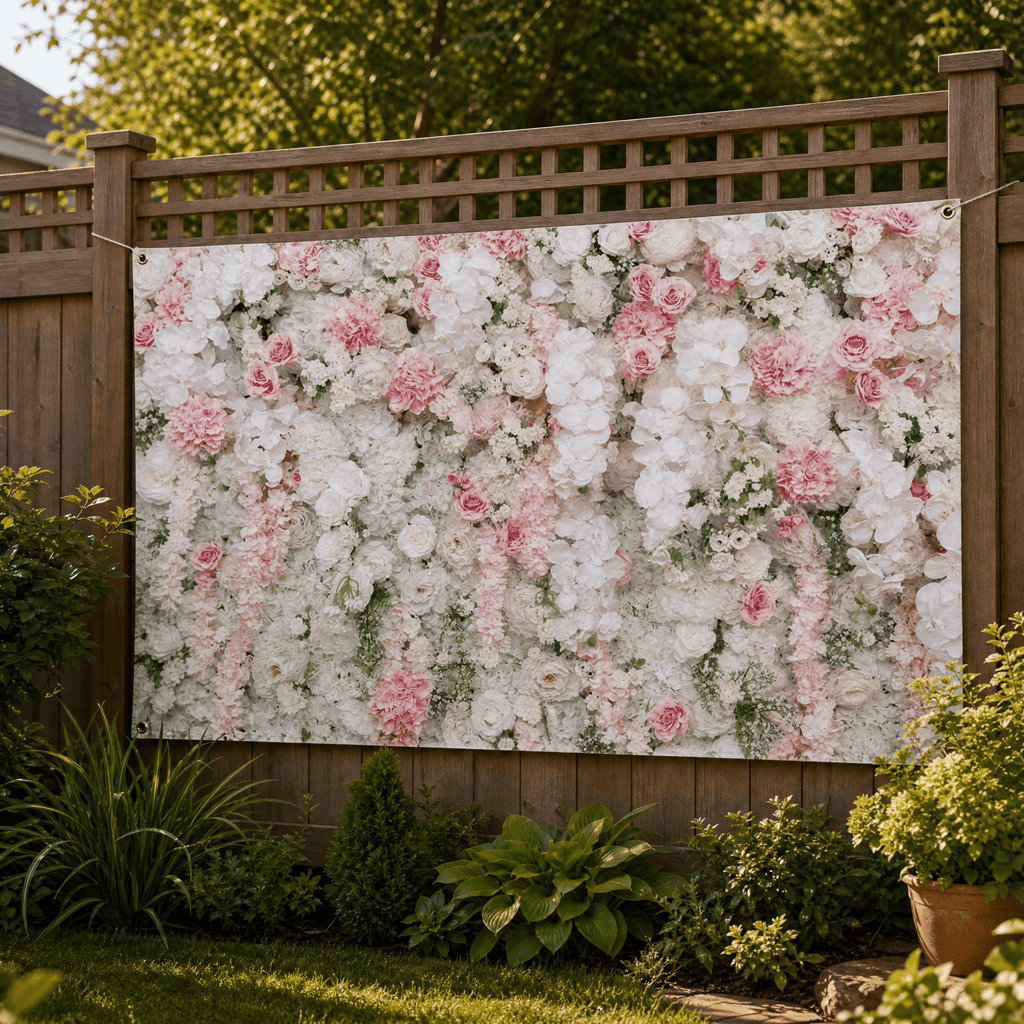 Instant Lush Garden Backdrop Screen
